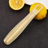 Lemon Peeler Zester Tool, Cocktail Garnish Citrus Zester with Design, Fruit Peeler, Professional Stainless Steel Bar Tool (Gold)