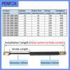 1 PC 450mm-530mm 60kgs/600N Universal Strut Bars Gas Spring Shock Absorber Hydraulic Lift Support Strut Bar RV Bed Car Machine