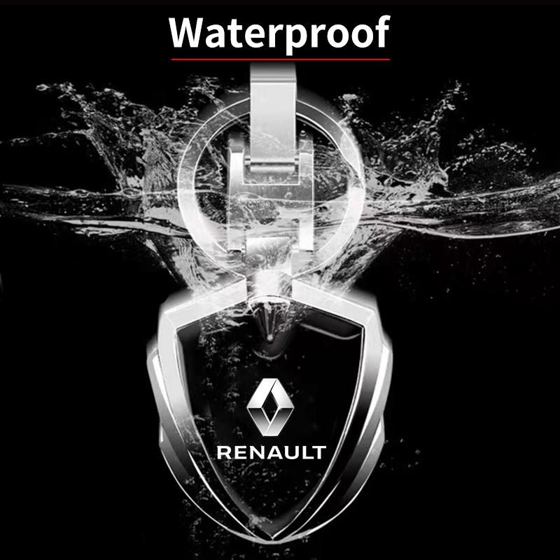 1 buc Emblemă Auto Stying Metal Brelocuri În Formă de Scut Breloc Pentru Renault Dacia Megane 2 3 Duster Logan Clio 4 Scenic 2 Captur