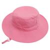 New Children's Hats, Sun Hats, Breathable Basin Hats for Boys and Girls, Beach Hats, Fishing Pure Color, Simple Design