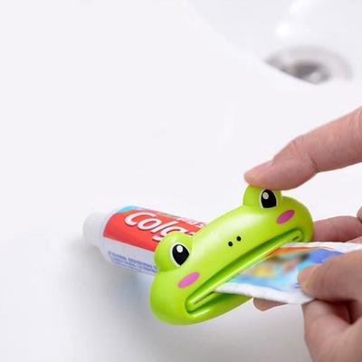 Press Tube Toothpaste Dispenser - SHOP-STORY - Green Frog - Economical - Hygienic - Universal