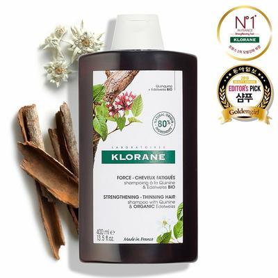 Kinin ve Edelweiss ile İncelmiş Saçları Güçlendiren Şampuan 400mL (YENİ)