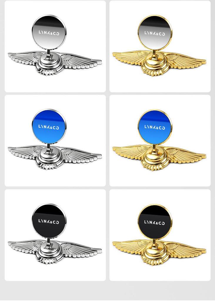 Lynk & Co Car Emblem Metal Sticker for Models 01/03/06/07/08/900/z20 - Engine Hood Badge
