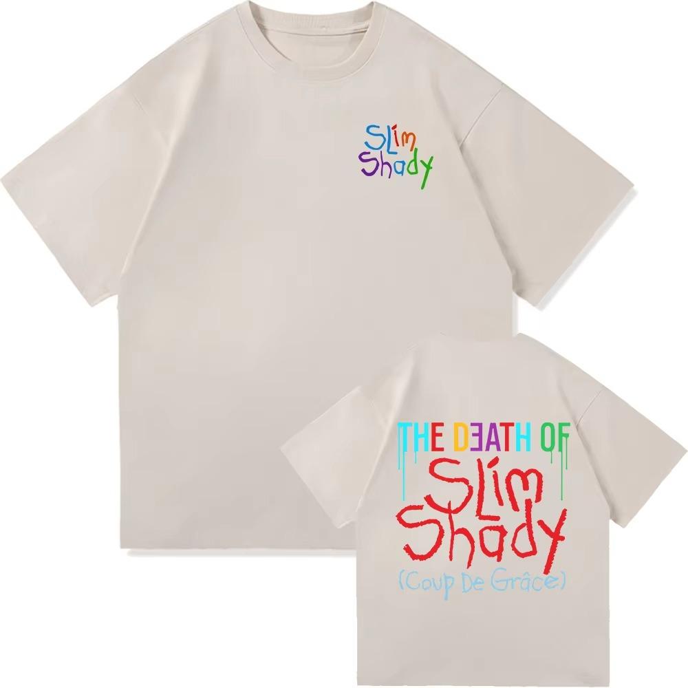 Hot Eminem New Album The Death of Slim Shady Renaissance Tshirt Men Clothing Harajuku Summer Unisex Graphic Streetwear