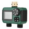 Bewässerungstimer Messing Einlass Smart Regenverzögerungsfunktion 2 Zonen Wasserschlauchtimer für Garten