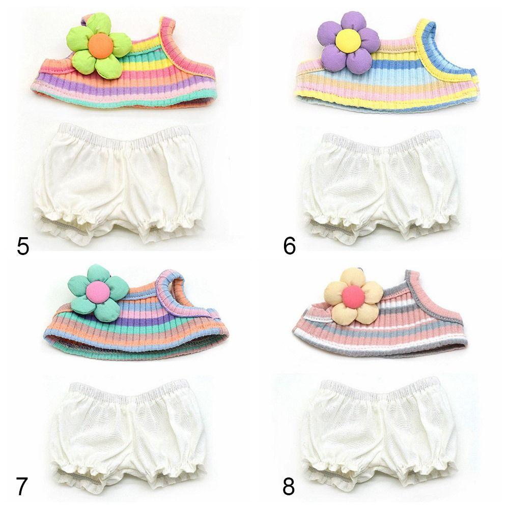 Dress Game Summer Outfit Miniature Sling Trousers 20cm Doll Clothes Dolls Accessories 3D Flower