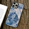 Whale Pattern Phone Case For iPhone 17,16,15,14,13,12,11 Plus,Pro Max,XS,Colorful Silver Black Cover