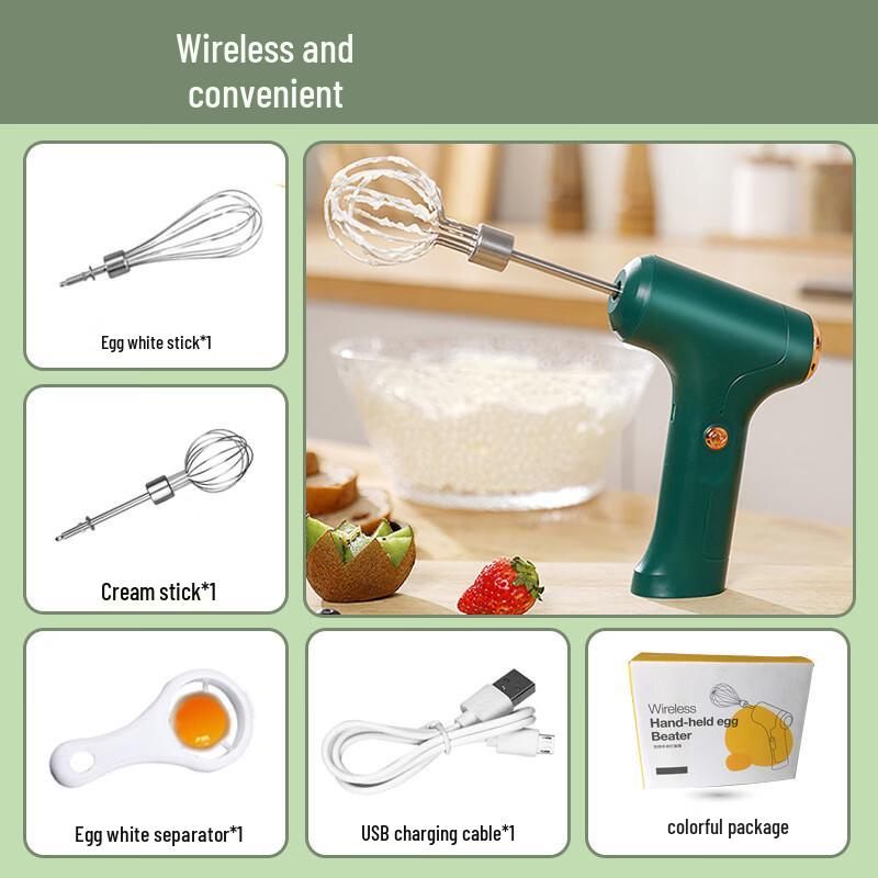 

Beiduoyang Cordless Mini Electric Egg Beater