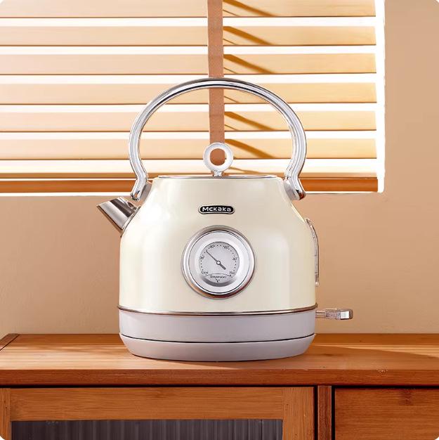 Mckaka Retro Electric Kettle - Integrated Insulation, Auto Constant Temperature Household Kettle
