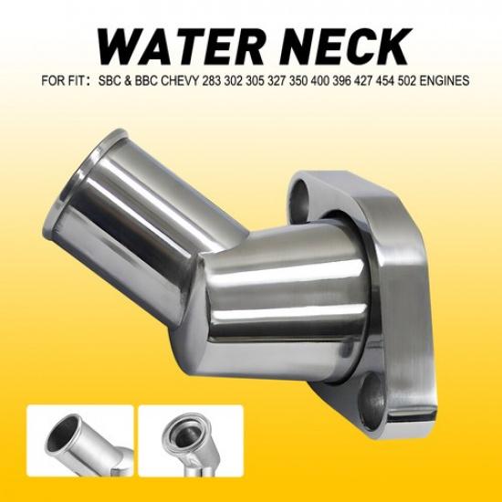 

for SBC & BBC Chevy 283 302 305 327 350 Engines Polished Aluminum Water Neck US