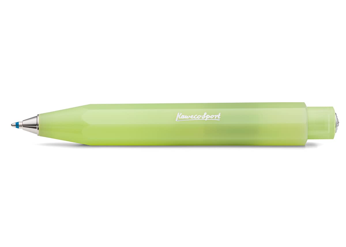 

Kaweco Frosted Sport Fine Lime Ballpoint Officially Imported Pen, Oil-Based, FRBP-FL,