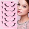 Oblique Flying Fox Eye False Eyelashes 5 Pairs Of Simulated End Of Eye Extended Eyelashes