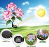 Solar Artificial Flowers Light 3 Heads Garden Lamp Outdoor Landscape Decoration Waterproof Yard Lawn Courtyard Stake