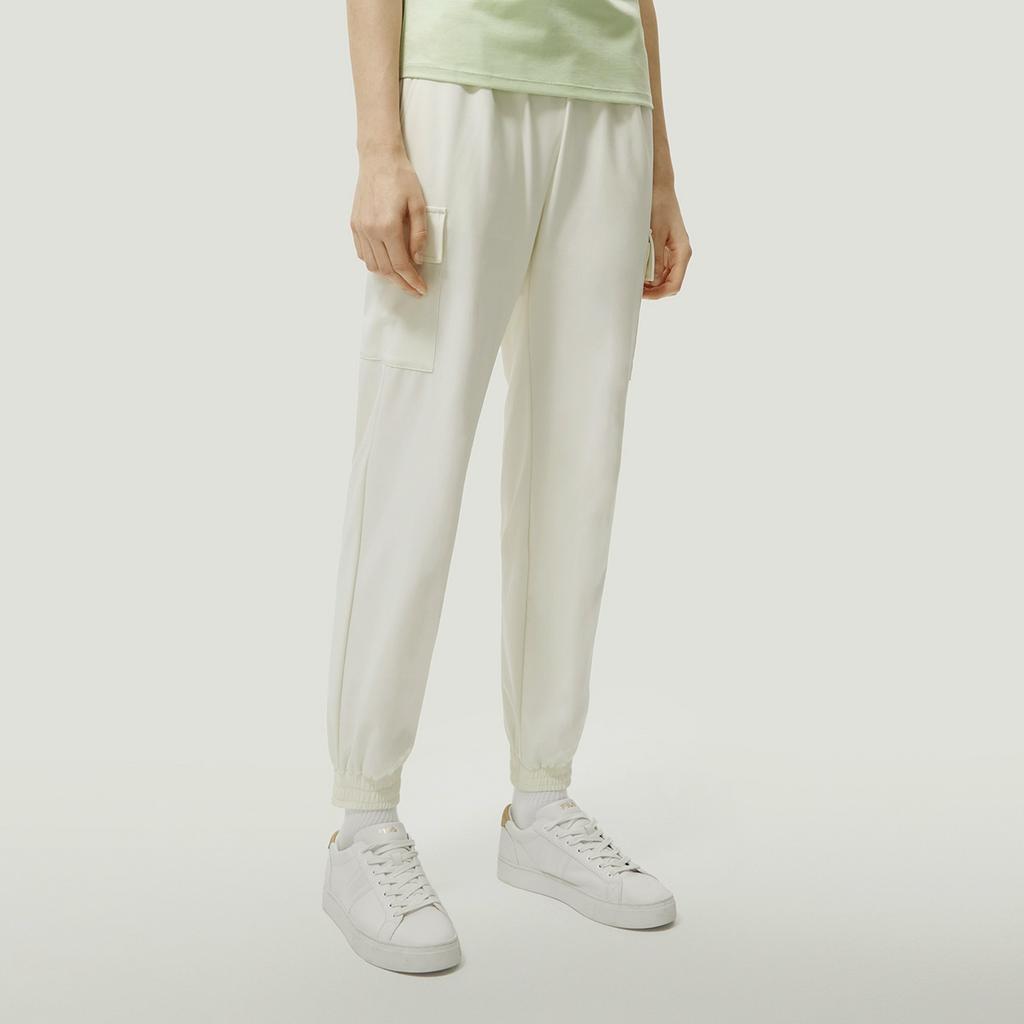 FILA Casual Pants Women's Standard White Moderate Harem Pants F11W317801F-WT