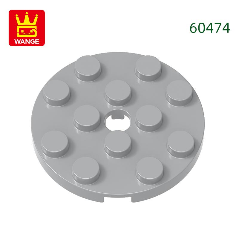 64Pcs/lot 60474 Round 4x4 featuring Pin Hole Construction Bricks Moc Technical Accessories Works With featuring Brick Toy Kids Gift Idea