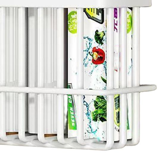 Cabinet Door Organizer Adhesive Storage Rack Inside Cabinet Kitchen Wall Mounted Pantry Caddy Hanging Storage Basket for Fridge Bathroom Organization