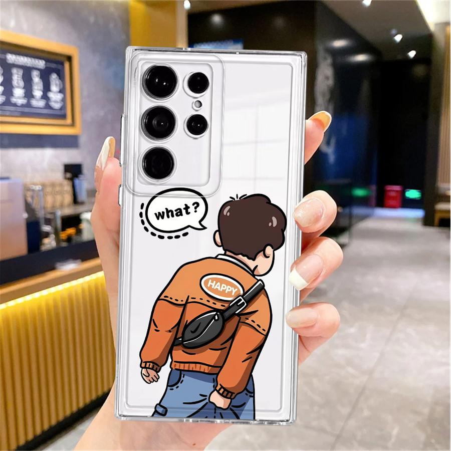 

Soft Cover Phone Case for Samsung Galaxy S25 Ultra S24 FE S22 S10 Plus S23 Note 10 20 Ultra S20 S21 The Boy Who Catches Fart Galaxy S23+