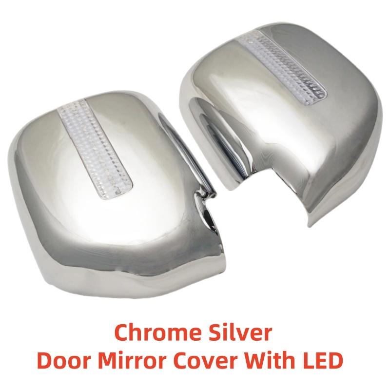 For Toyota Spacia 1998 19999 2000 2001 Car ABS Chrome Accessories Plated Door Rearview Mirror Cover With LED Paste style