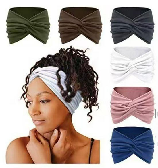 European & American Bohemian Print Sports Headband Hair Accessory