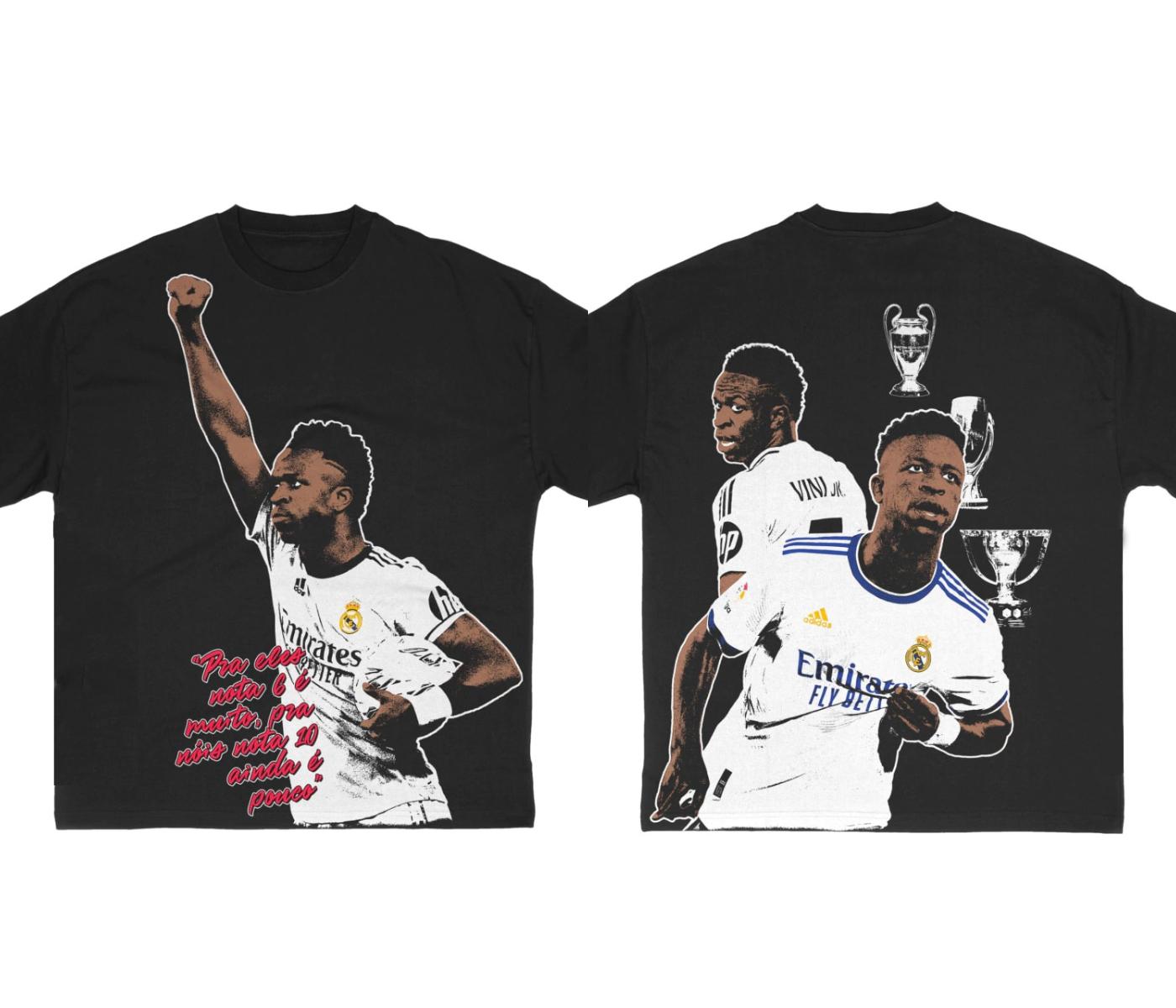 

Летняя хлопковая футболка Мужская Тяжелая Ретро Футболка Хип-хоп Оверсайз Свободная Футболка с короткими рукавами Принт Винисиус Джуниор Y2k Короткие рукава 4XL