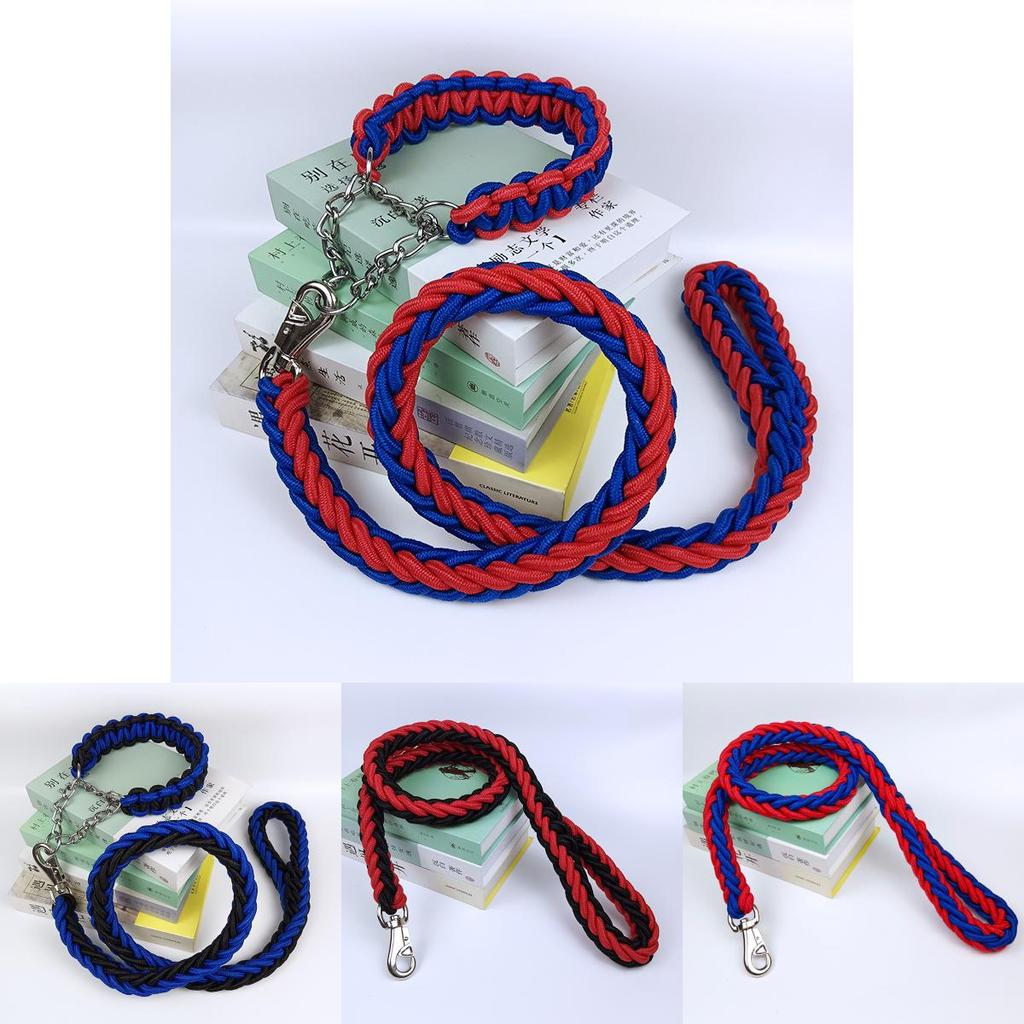 Pet Dog Leash Nylon Heavy Duty Nonextendable For Large Dogs