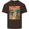 Cat Scream Painting Parody Unisexs Light Cotton TShirt