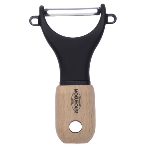 Suncraft Peeler, Made In Japan, Natural Wood Handle, Mokuhouse BM-216, Brown, 12cm
