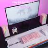 Redragon GS520 RGB Desktop Channel PC Computer Stereo 6 Colorful LED Enhanced Sound and Easy Access Volume USB Cable Pink Speakers, 2.0 Speakers,
