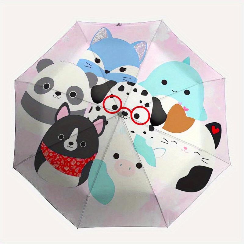 1pc Cute Animals Themed High-quality Umbrella,Automatic Opening and Closing Umbrella,Multi-functional Umbrella G0811228