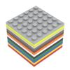 MOC Small Particle Building Blocks 6x6 Pieces Base Plate DIY Parts Accessories Compatible 3958