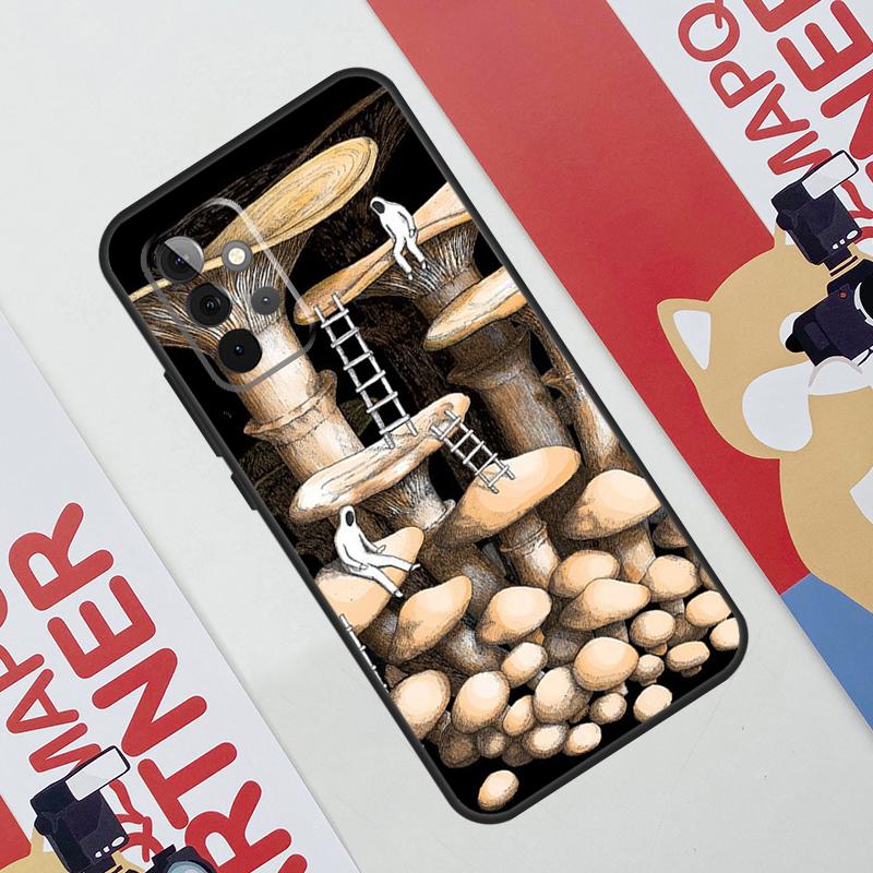 Weird Trippy Mushroom Case For Samsung Galaxy A34 A54 A14 A56 A36 A16 A06 A13 A53 A12 A22 A32 A52 A35 A17 A15 A55