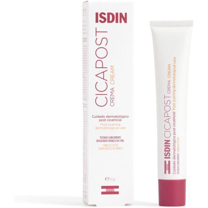 Crème Réparatrice - Isdin - Cicapost - 50 Ml - Sans Parabène - Pour Tous Types De Peau