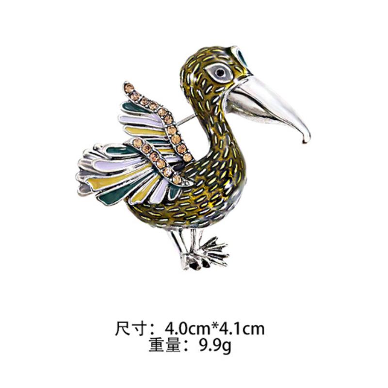 Three-dimensional Alloy Design Daigo Brooch Animal Shape Pin Clothing Fixed Anti-light Brooch Versatile Accessories