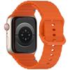 Wave Pattern Silicone Strap: Compatible with Apple Watch Series 7/8/9/10, Colorful Buckle, Ultra Replacement Wristband