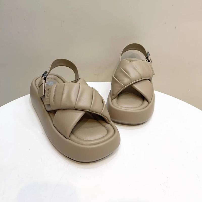 Summer new platform cross-toed Roman sandals