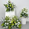 T-stage Wedding Aisle Floral Art: Artificial Flower Row for Decoration