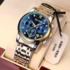 Yaboni Men'S Watch Multifunctional Three-Eye Six-Pin Business Watch Calendar Waterproof Luminous Men'S Watch