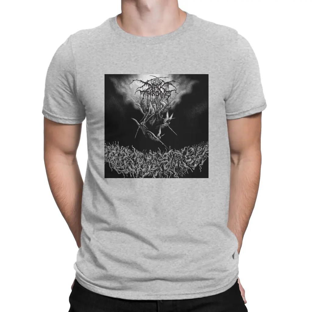 Darkthrone Creative TShirt for Men Dark Band Round Neck Pure Cotton T Shirt Personalize Birthday Gifts Tops