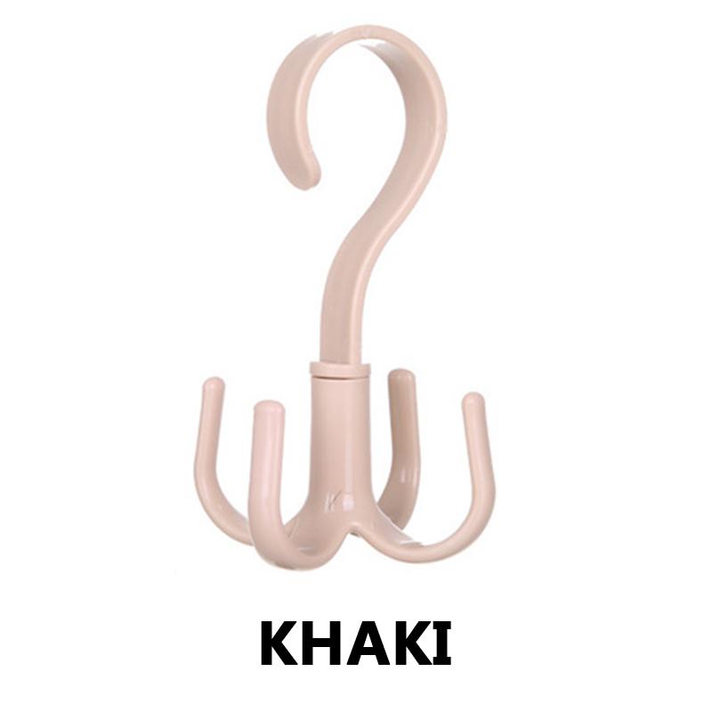 

Многофункциональные крючки с четырьмя когтями, вращение на 360 градусов, для сухого и влажного использования, двойной держатель для полотенец, для дома, одежды, обуви, мелочей хаки