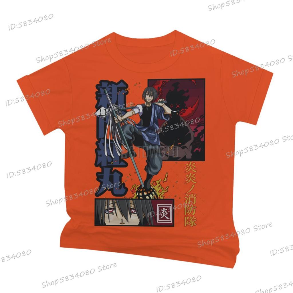 Anime Fire Force Printed Cool TShirt Anime Unisexga Adult Vintage Soft Tees Gift for Him Classic Fire Force Streetwear Tshirts