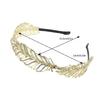 Elastic Elegant Rhinestone Headbands Model Show Wedding Hair Hoop for Bride