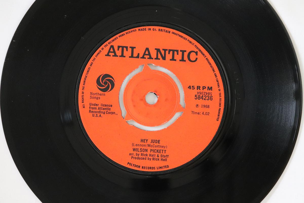 

7inch Record WILSON PICKETT - Hey Jude 584236 Atlantic 1969 UK Soul/Funk Used