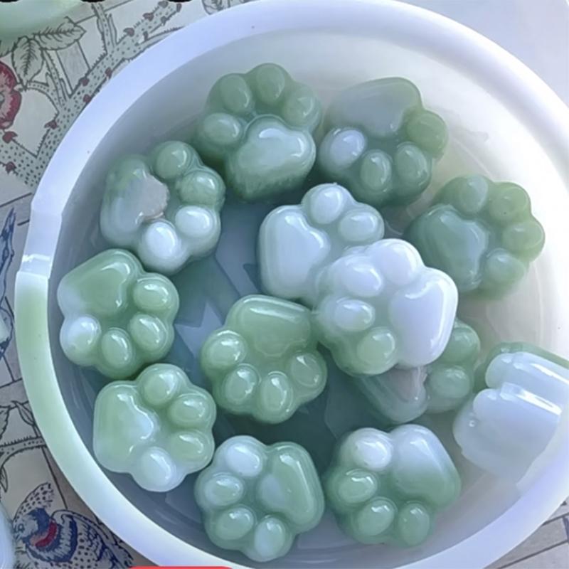 Cat Paw Silicone Resin Molds Animal Claw Epoxy Casting Mold 3D-Footprint Epoxy Resin Mold Keychain Pendant Clay Mold