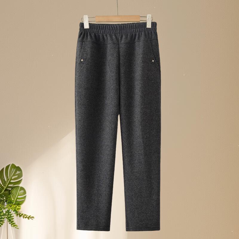 Yalu Women's Elastic Waist Casual Straight Leg Pants