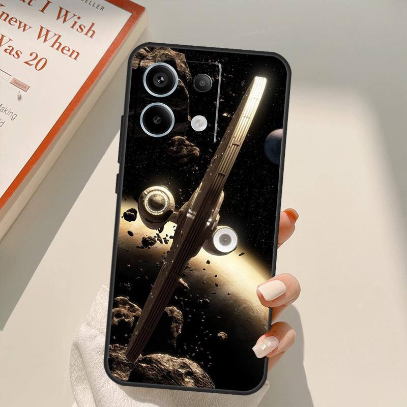Space Ship Art Funda For Xiaomi Redmi Note 14 13 10 11 12 15 Pro Plus Case For Redmi 15 14C 12C 10C 13C 15C
