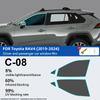 For Toyota RAV4 RAV 4 5th 2019 2020-2024 Pre-Cut Car Window Privacy Tint Film Auto Sticker Foils ceramic solar UV Protector Film
