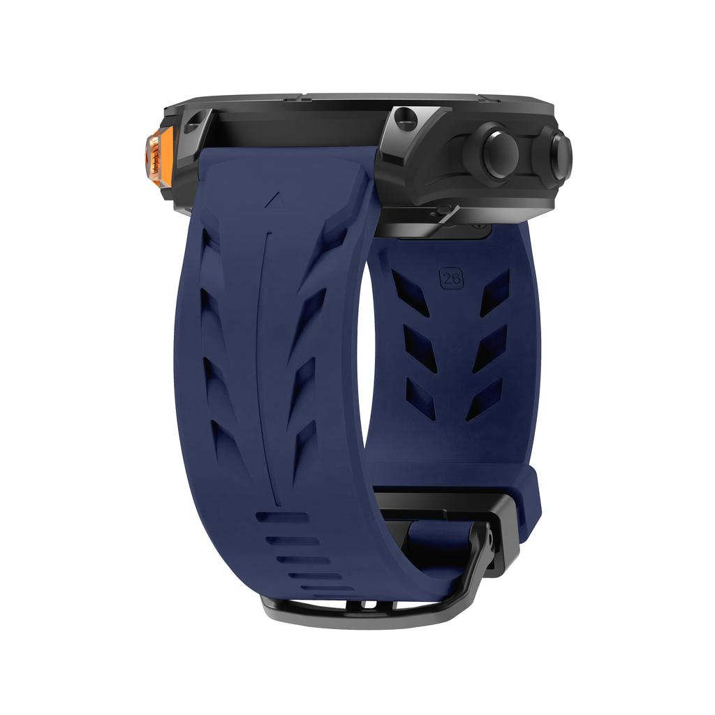 22mm 26mm QuickFit Silikonový sportovní řemínek pro Garmin Fenix 8 Pro 47mm 51mm E 7 7X 6 6X/Quatix/Tactix/D2 Mach 2 Pro/Epix Řemínek na hodinky