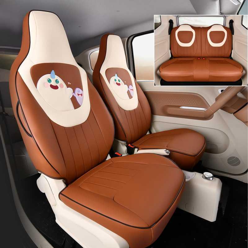 2024 Wuling Hongguang Miniev Third-Gen Macaron Car Seat Covers, Full Coverage for All Seasons Standard Edition