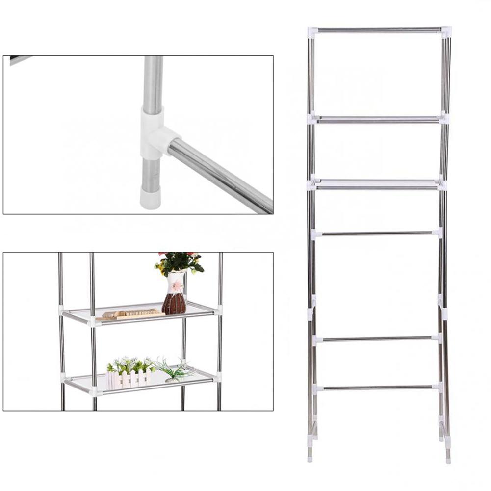 Storage Rack Over Toilet Laundry Washing Machine Bathroom 3‑Tier Shelf Unit   165*53cm