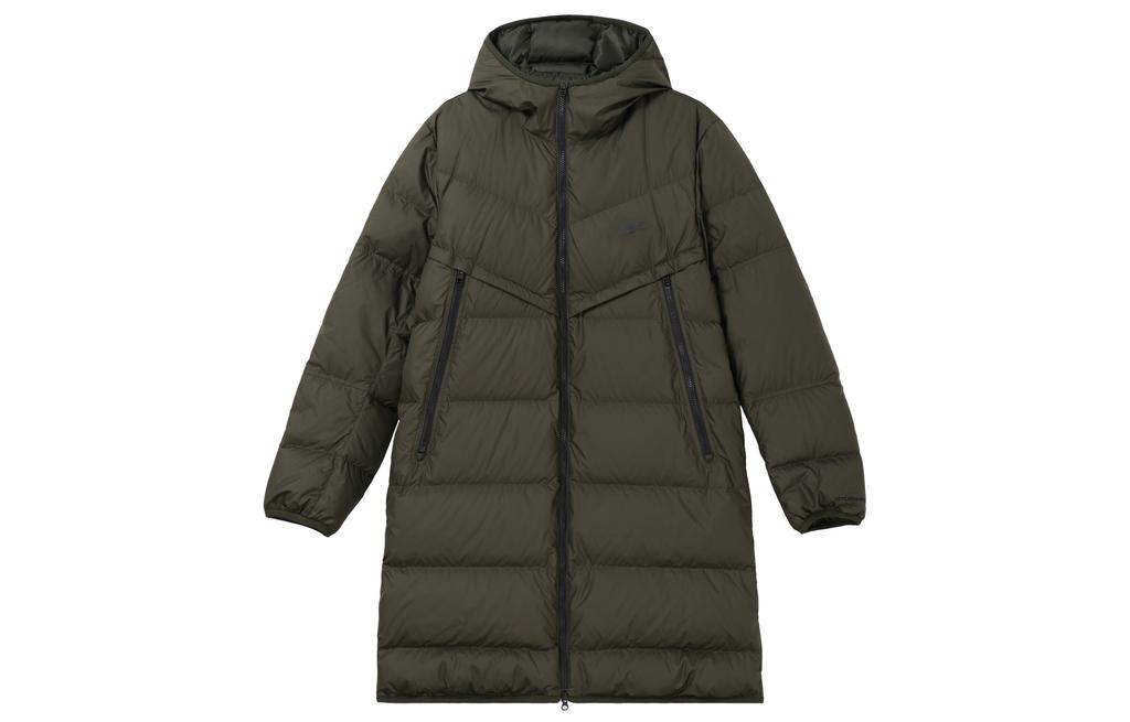 Nike Sportswear Logo Print Down Jacket Men's Sequoia Green DV1134-355
